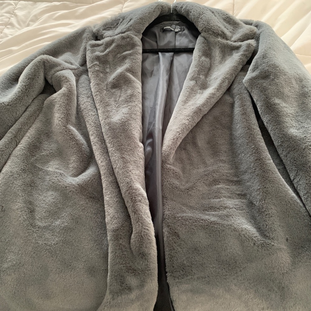 Grey Teddy Coat